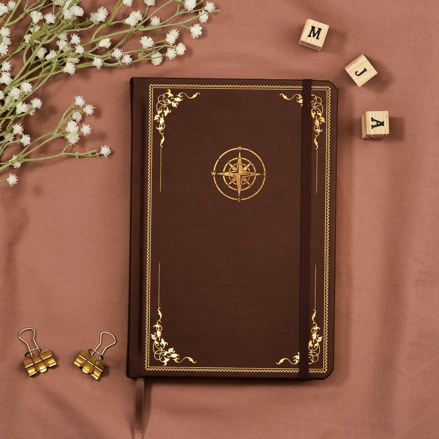 Brown Premade Travel Journal