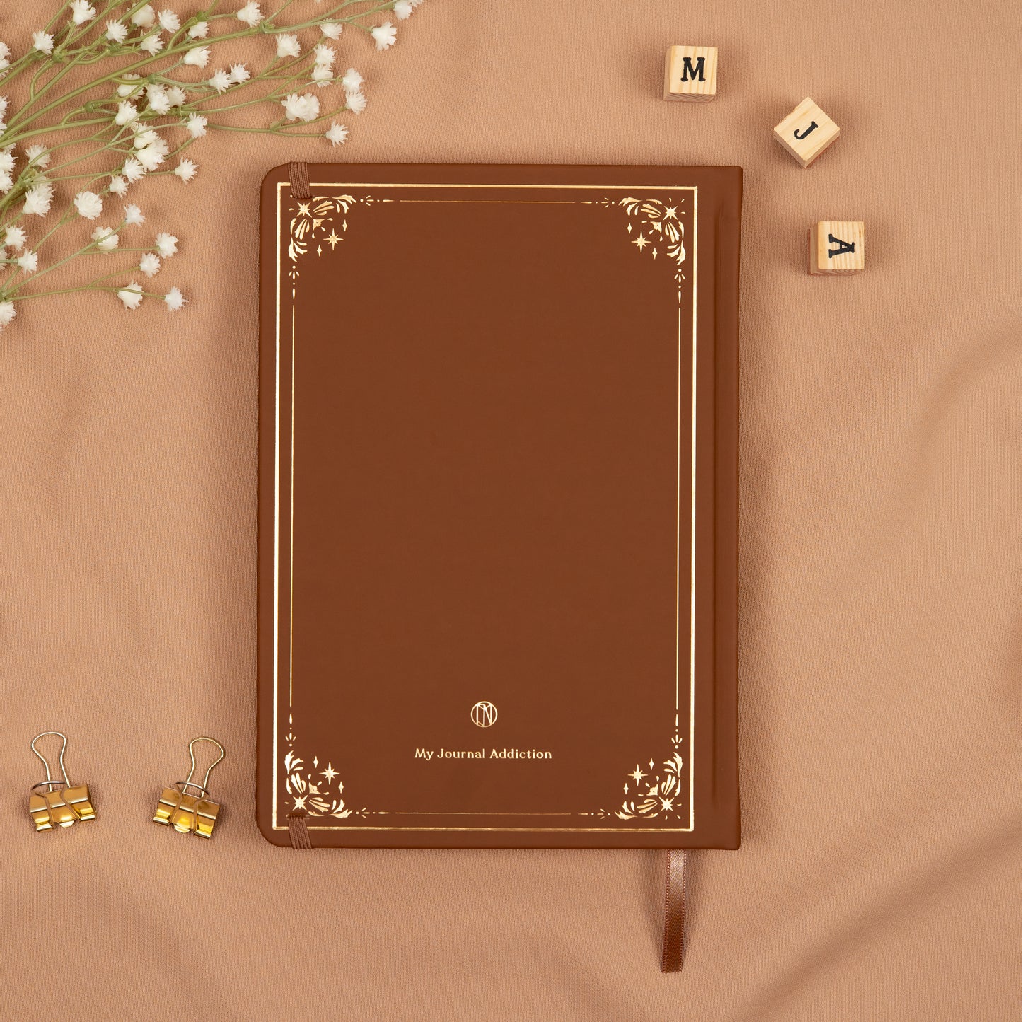 Cinnamon Undated Premade Bullet Style Journal