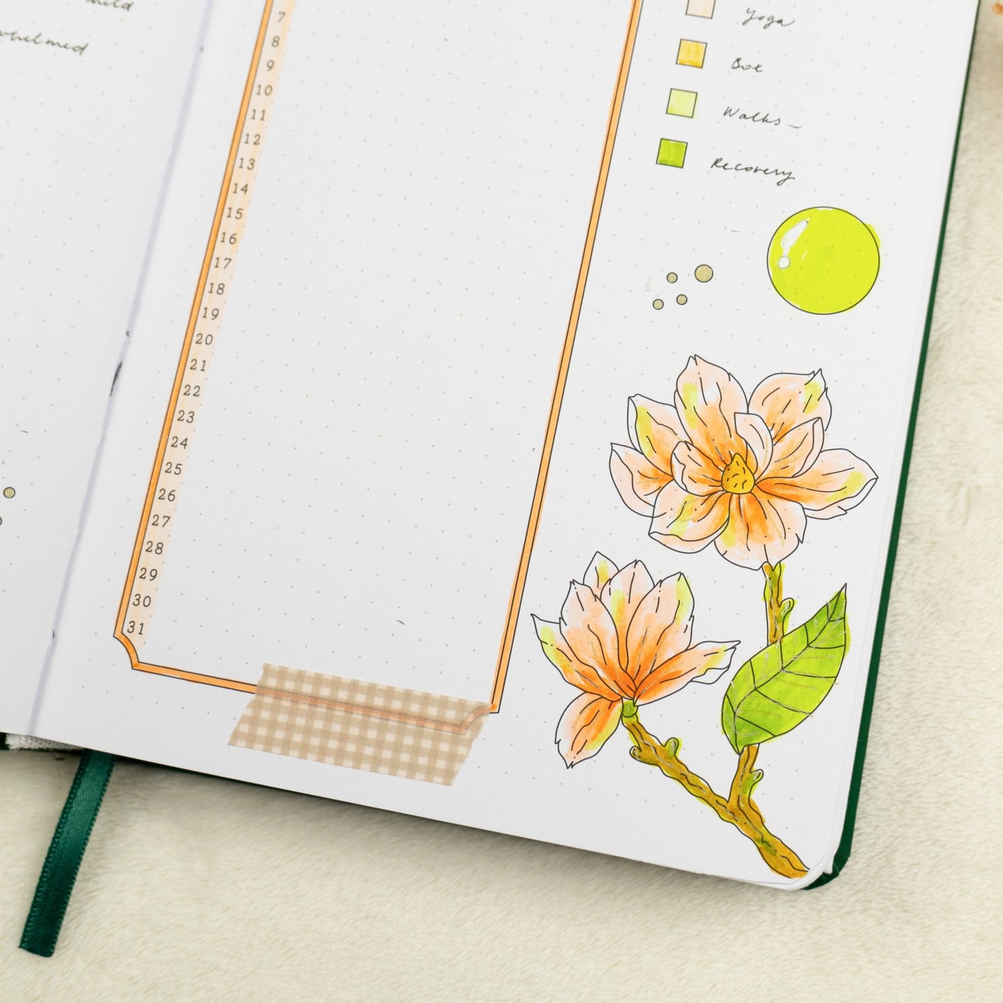 Picknick Washi Tape mit Glitzer