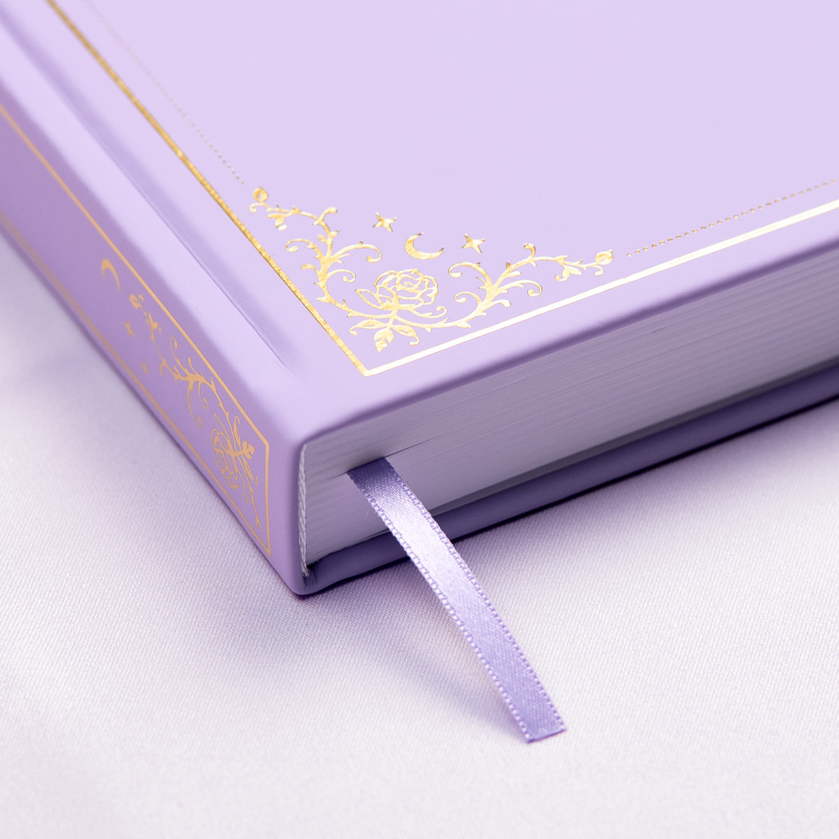 Premade Bullet Style Journal Lavender Undated A5 - Enchanted Rose