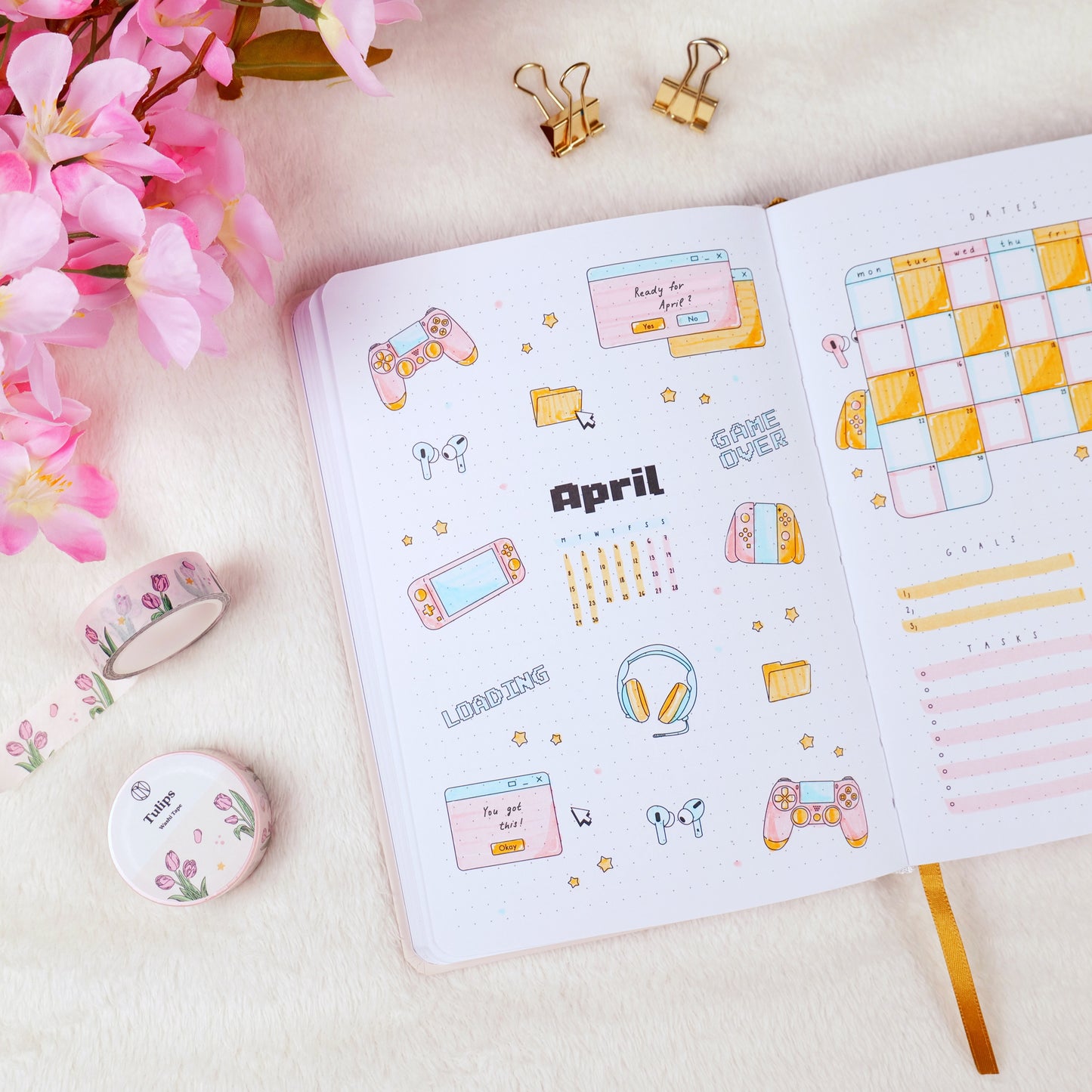 Le bullet diary Bujo Addict - Carnet DOTTED pour journaling 