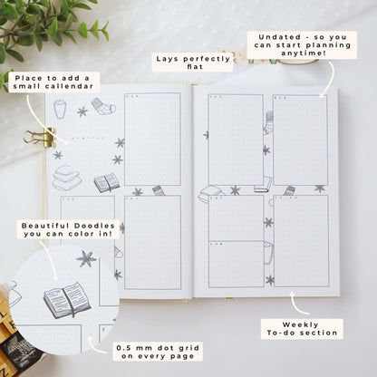 Undated Premade Bullet Style Journal