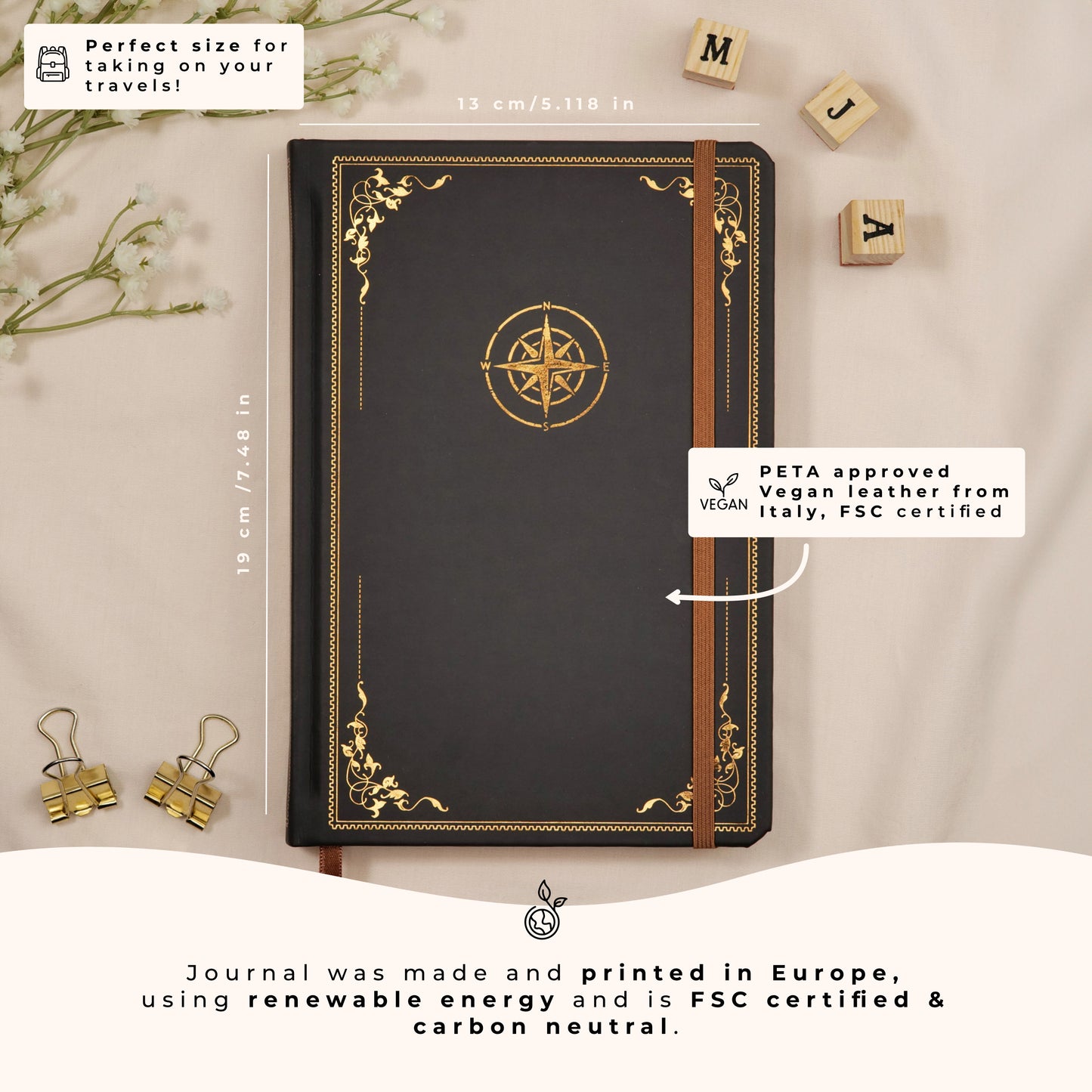 Asphalt Premade Travel Journal