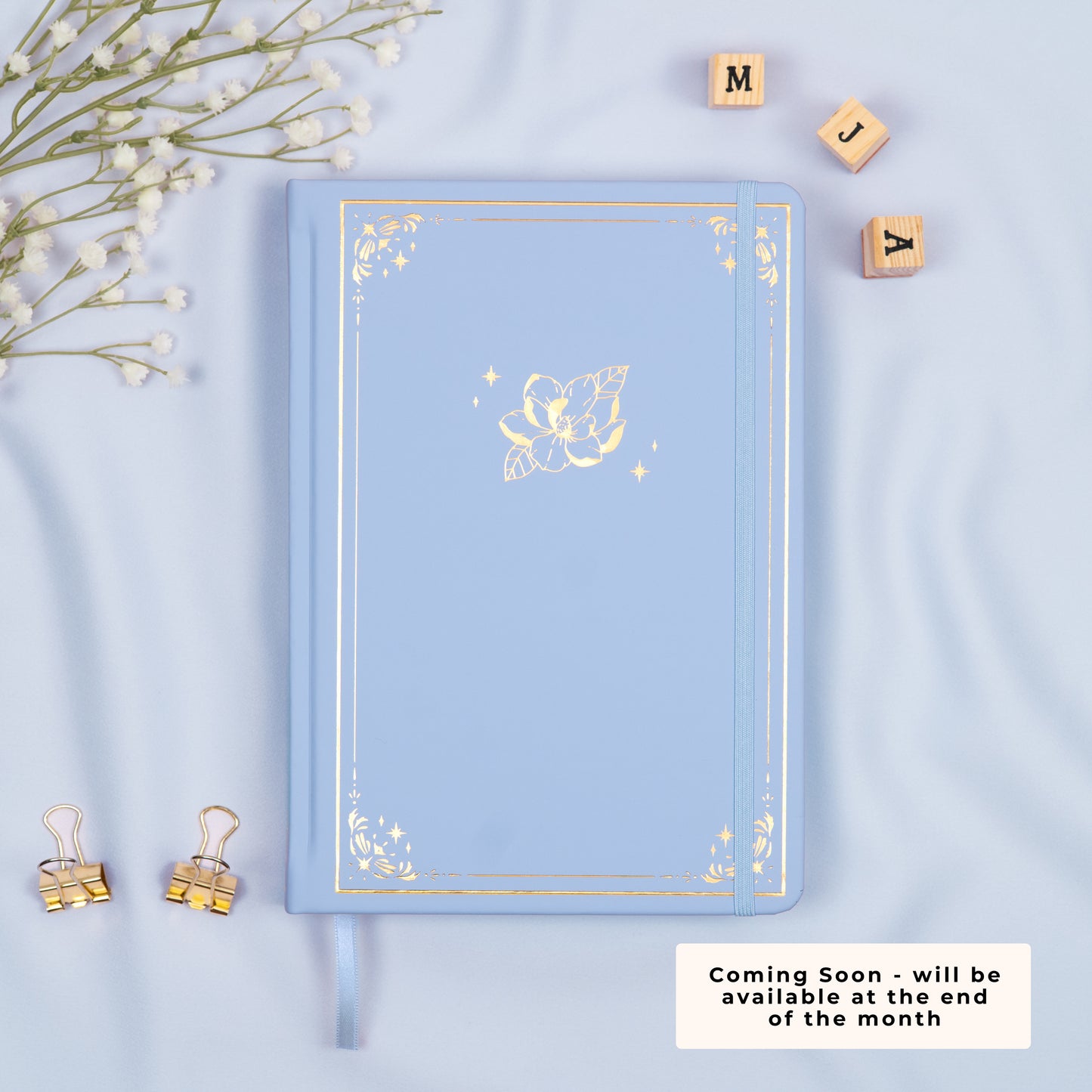 Cloud Undated Premade Bullet Style Journal