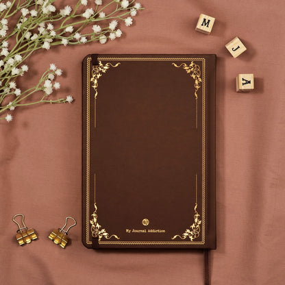 Brown & Gold Travel Journal