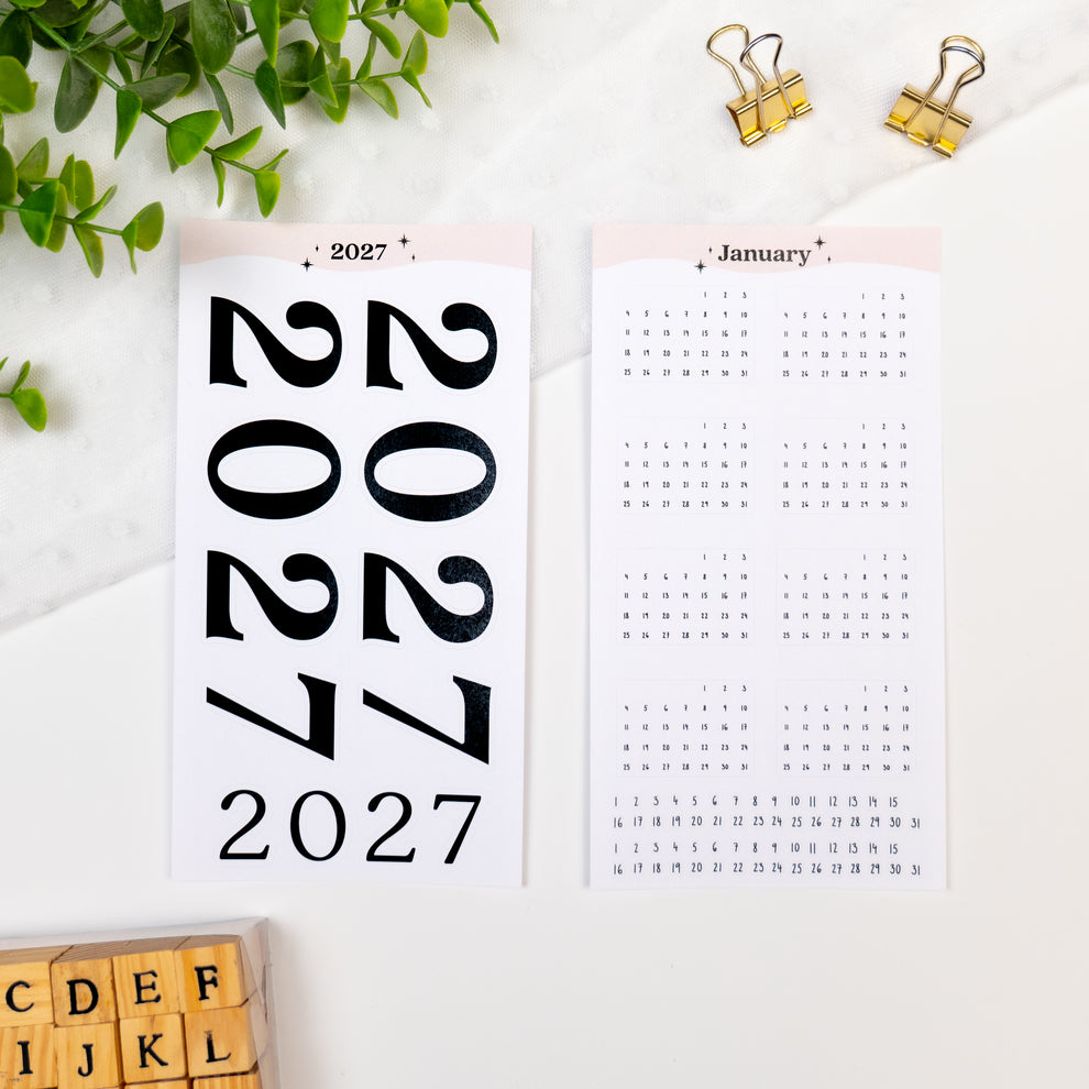 Dated 2027 Calendar Stickers – My Journal Addiction