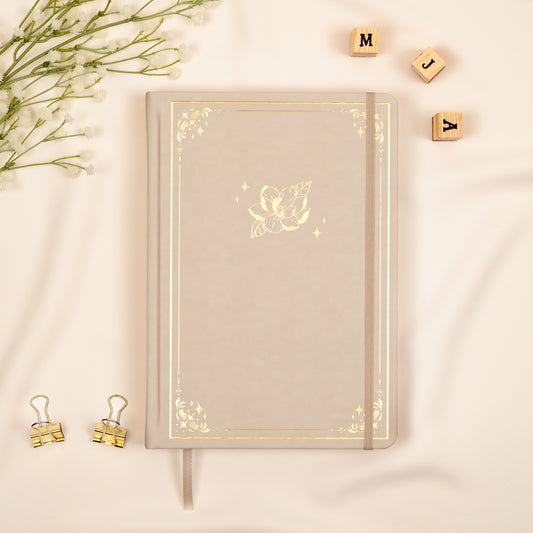 Oat Undated Premade Bullet Style Journal