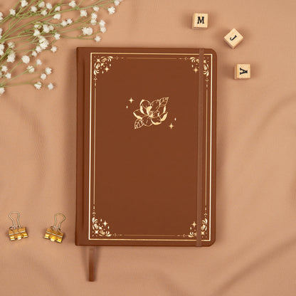 Cinnamon Undated Premade Bullet Style Journal