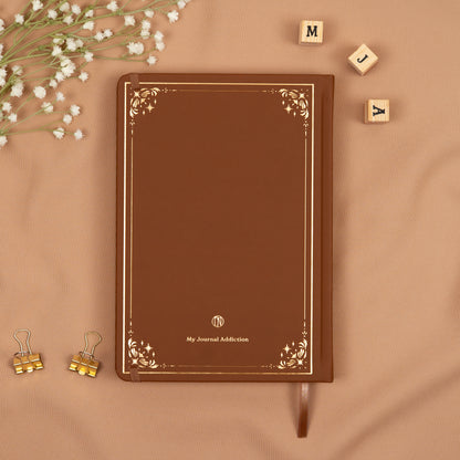 Cinnamon Undated Premade Bullet Style Journal