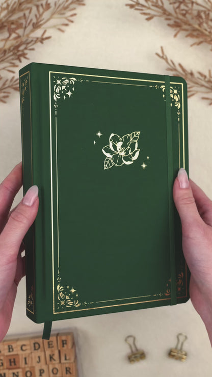 Poison Ivy Undated Premade Bullet Style Journal