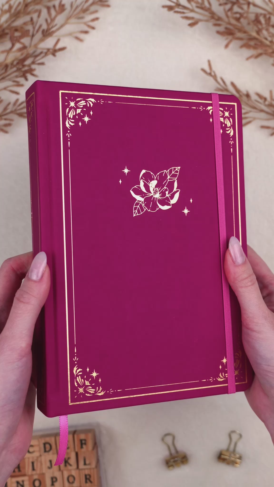 Premade Bullet Style Journal - Plum Undated A5 – My Journal Addiction